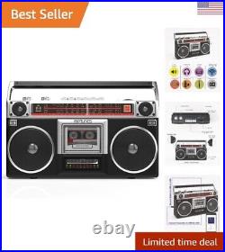 Boombox Radio Cassette Player Recorder, AM/FM -SW1/SW2 Radio, Wireless Stream