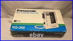 Brand New Panasonic Vintage RQ-360 VAS Mini Cassette Recorder Fast Shipping