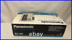 Brand New Panasonic Vintage RQ-360 VAS Mini Cassette Recorder Fast Shipping