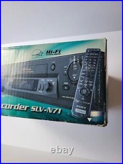 Brand New Sealed Nib Vintage Sony Slv-n71 Video Cassette Recorder Vcr Vhs Player