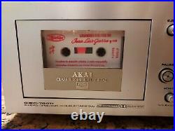CLEAN Vintage Akai GXC-760D Cassette Player/ Recorder 3 Head Rare +BONUS