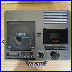 COLUMBIA GP-21 CD Cassette Recorder Portable Vintage with Handle Fully Functional