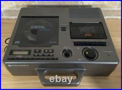 COLUMBIA GP-21 CD Cassette Recorder Portable Vintage with Handle Fully Functional