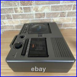 COLUMBIA GP-21 CD Cassette Recorder Portable Vintage with Handle Fully Functional