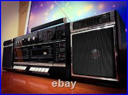 CROWN BOOMBOX? RaRe? Original Box Vintage Cassette Recorder