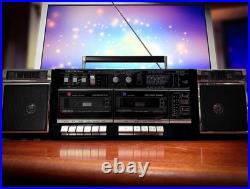 CROWN BOOMBOX? RaRe? Original Box Vintage Cassette Recorder