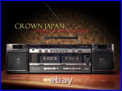 CROWN BOOMBOX? RaRe? Vintage Stereo Cassette Recorder