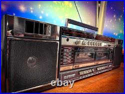 CROWN BOOMBOX? RaRe? Vintage Stereo Cassette Recorder
