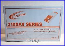 Califone 3432AV Cassette Deck Recorder Player Built In Microphone Vintage