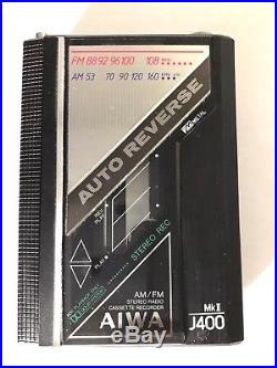Cassette Player Recorder Walkman AIWA HS-J400Mk II AM FM Rdaio Stereo VTG J46