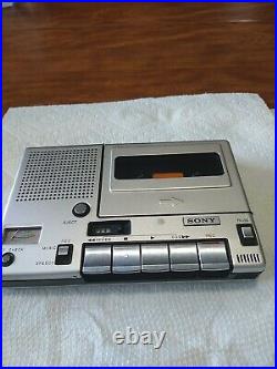 Cassette Recording Player Sony Tc-150a Vintage Portable And Slim