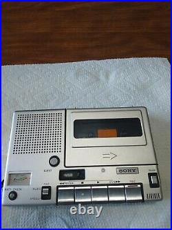 Cassette Recording Player Sony Tc-150a Vintage Portable And Slim