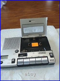 Cassette Recording Player Sony Tc-150a Vintage Portable And Slim