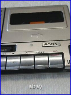 Cassette Recording Player Sony Tc-150a Vintage Portable And Slim