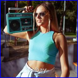 Classic Cassette Player Recorder Radio with Bluetooth