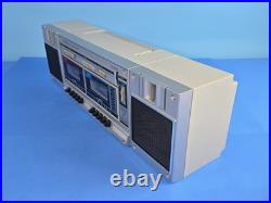 Crown CS2200 AM/FM Stereo Radio-Recorder Cassette Boombox Vintage Crown CS2200 AM/FM Stereo Radio-Recorder Cassette Boombox Vintage