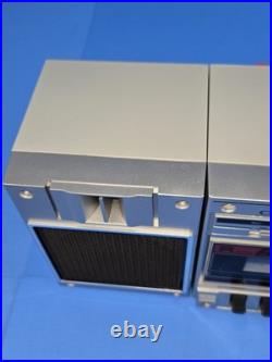 Crown CS2200 AM/FM Stereo Radio-Recorder Cassette Boombox Vintage Crown CS2200 AM/FM Stereo Radio-Recorder Cassette Boombox Vintage