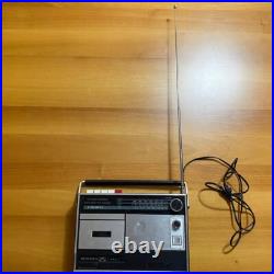 Crown Radio CRC-455FW Japan Compact Cassette Tape Recorder Vintage Retro