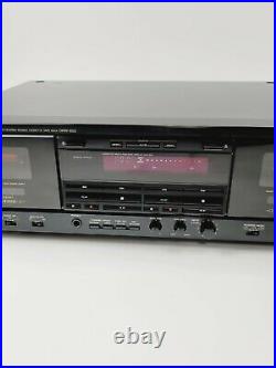 DENON DRW-850 Stereo Double Cassette Tape Deck bundle vintage cassette