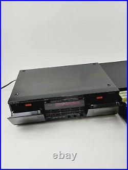 DENON DRW-850 Stereo Double Cassette Tape Deck bundle vintage cassette