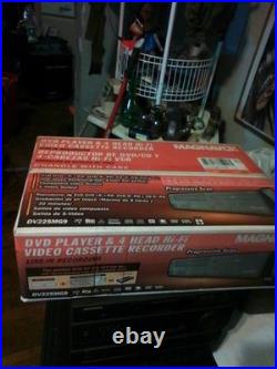 DVD Player &4 Head Hi-fi Video Cassette Recorder Magnavox Holy Grail Of Vintage