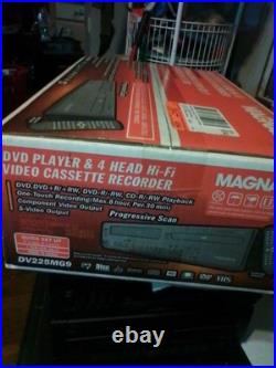 DVD Player &4 Head Hi-fi Video Cassette Recorder Magnavox Holy Grail Of Vintage