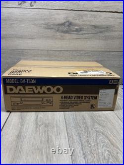 Daewoo DV-T5DN VHS 4-Head Video Cassette Recorder Black New Sealed Vintage VCR