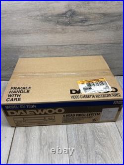 Daewoo DV-T5DN VHS 4-Head Video Cassette Recorder Black New Sealed Vintage VCR
