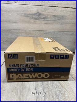 Daewoo DV-T5DN VHS 4-Head Video Cassette Recorder Black New Sealed Vintage VCR