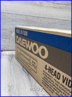 Daewoo DV-T5DN VHS 4-Head Video Cassette Recorder Black New Sealed Vintage VCR