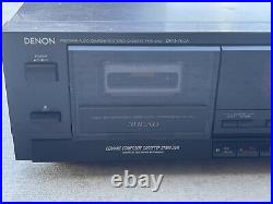 Denon DRM-700 3-Head Cassette Tape Deck Player Recorder Tested And Works Exc VTG