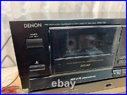 Denon DRM-700 Vintage Cassette Tape Deck Player Recorder 3 Head Dolby HX Pro