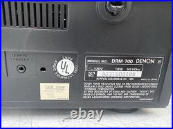 Denon DRM-700 Vintage Cassette Tape Deck Player Recorder 3 Head Dolby HX Pro