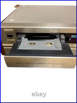 Denon DRS-810G Vintage Cassette Decks Silver Good