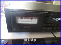 Denon DRW-840 Vintage Dual Cassette Tape Deck Player Recorder HX Pro