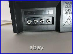 Denon Stereo Cassette Player/Recorder, Black, DR-M14HX, Vintage, Japan