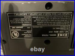 EIKI Stereo 7070A Compact Disc Cassette Player Recorder 1987 Vintage Works Great