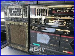 EXPO KC-77 Stereo Retro Boombox Vintage Radio Cassette Recorder RARE