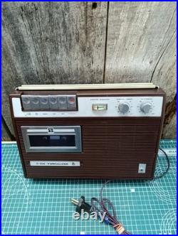 Electronics 302-2 vintage Soviet cassette tape recorder WORKING Rarity