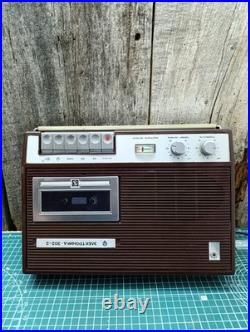 Electronics 302-2 vintage Soviet cassette tape recorder WORKING Rarity Electronics 302-2 vintage Soviet cassette tape recorder WORKING Rarity