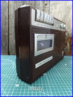 Electronics 302-2 vintage Soviet cassette tape recorder WORKING Rarity