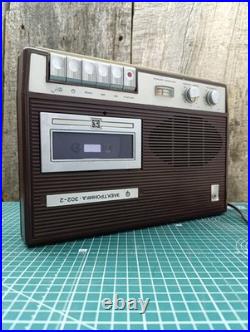 Electronics 302-2 vintage Soviet cassette tape recorder WORKING Rarity Electronics 302-2 vintage Soviet cassette tape recorder WORKING Rarity