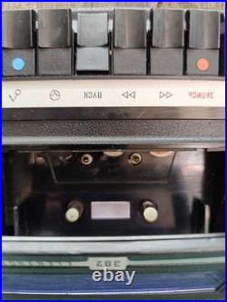Electronics 302 BLACK vintage Soviet cassette tape recorder WORKING Rarity Electronics 302 BLACK vintage Soviet cassette tape recorder WORKING Rarity