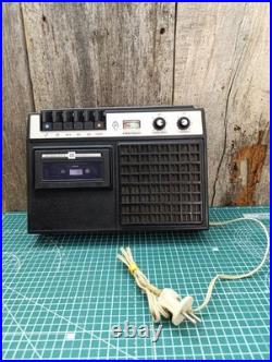Electronics 302 BLACK vintage Soviet cassette tape recorder WORKING Rarity Electronics 302 BLACK vintage Soviet cassette tape recorder WORKING Rarity