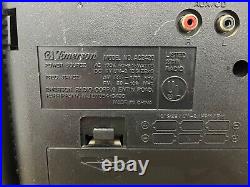 Emerson AC2420 Stereo Radio Cassette Recorder Vintage Boombox AM/FM Radio