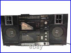 Emerson CTR960 Portable Radio Cassette Recorder Vintage Boombox Works READ