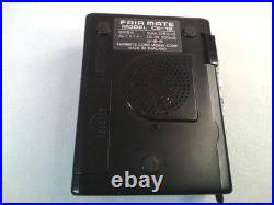 FAIR MATE SC-12 Cassette Recorder Black Showa Retro Serviced Tested from JAPAN