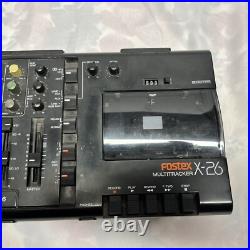 FOSTEX X-26 vintage analog 4 track multitrack cassette tape recorder-B05