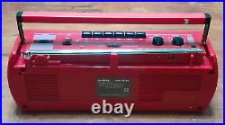 Fair Mate RD-1214 Cassette Player/Recorder 3 Band Stereo Red VGC Vintage