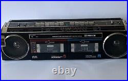 Fisher PH-W546L Stereo Radio / Double Cassette Recorder Boombox vintage